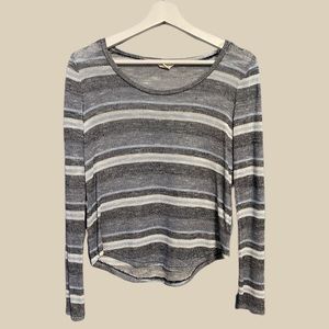 Aeropostale Blue Striped T-Shirt